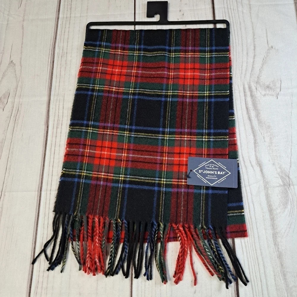 2 FOR 20 SALE St John's Bay Plaid Scarf